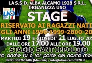 Stage organizzato dall'Alba Alcamo. Martedì e giovedì al Sant'Ippolito