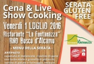 Cena e Show Cooking gluten free