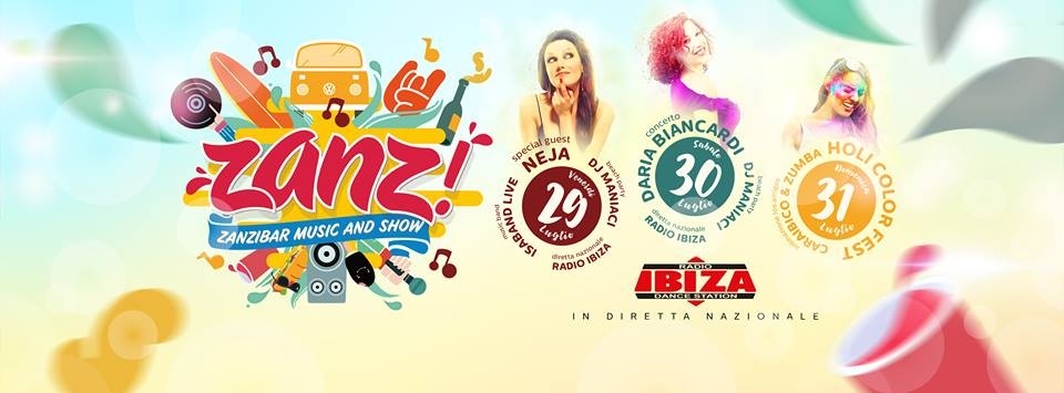 Zanz - Zanzibar Music and Show. Da domani il festival a Castellammare